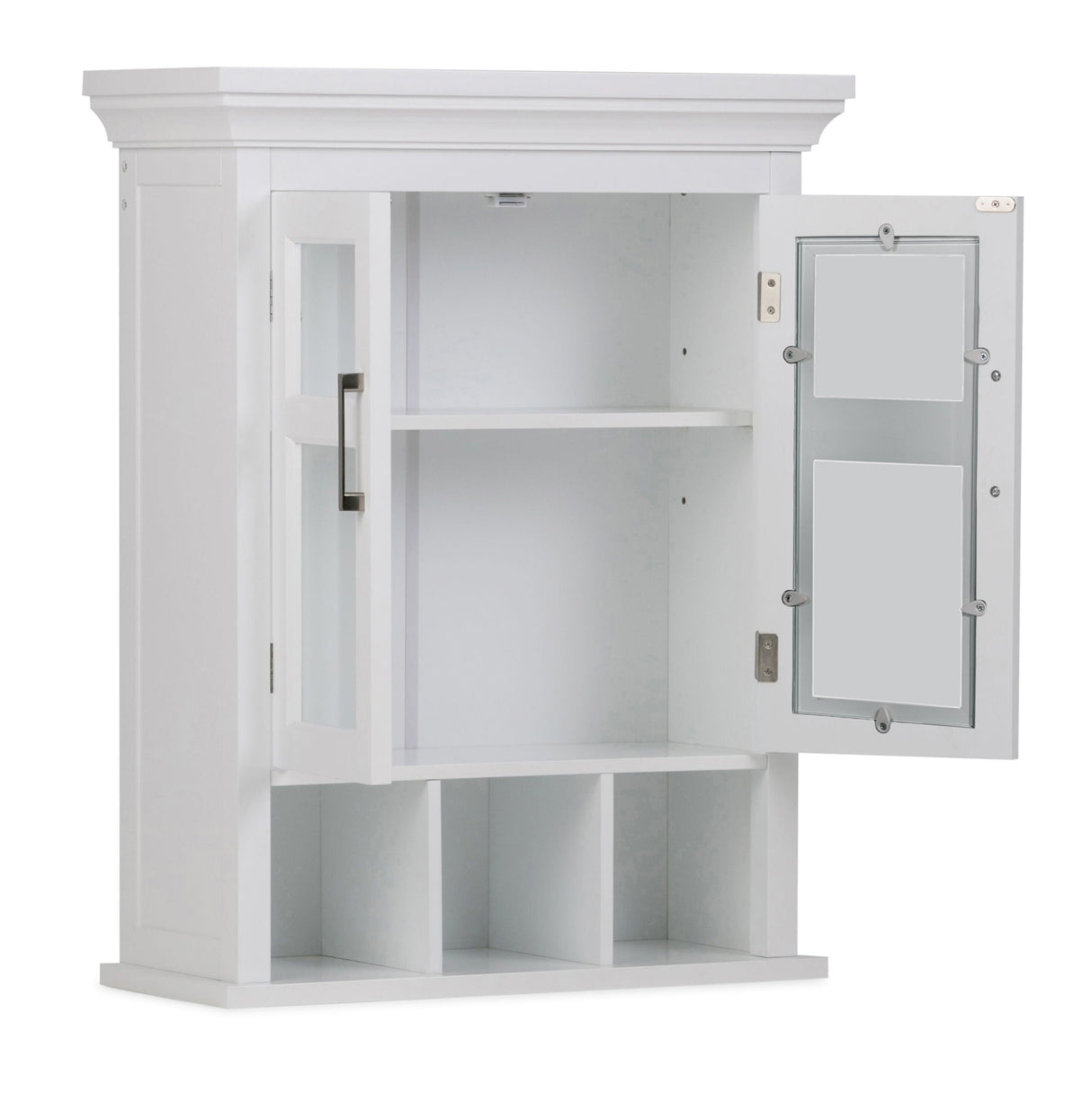 Avington - Two Door Wall Cabinet With Cubbies - Pure White by Couch.com
