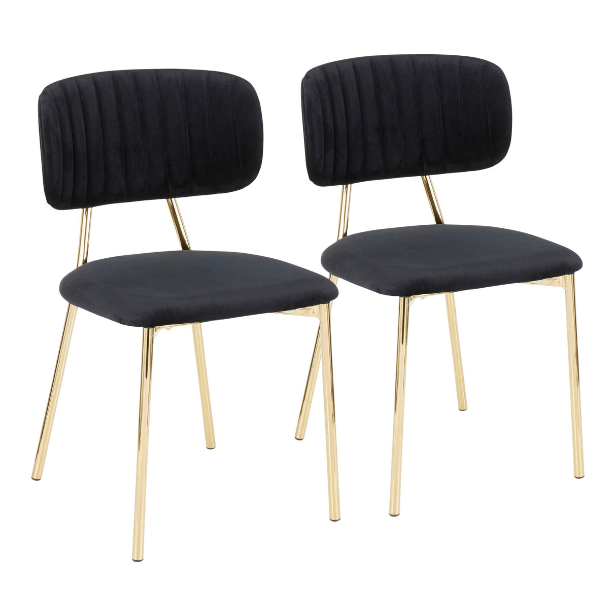 Bouton - Contemporary / Glam Chair (Set of 2) by Couch.com