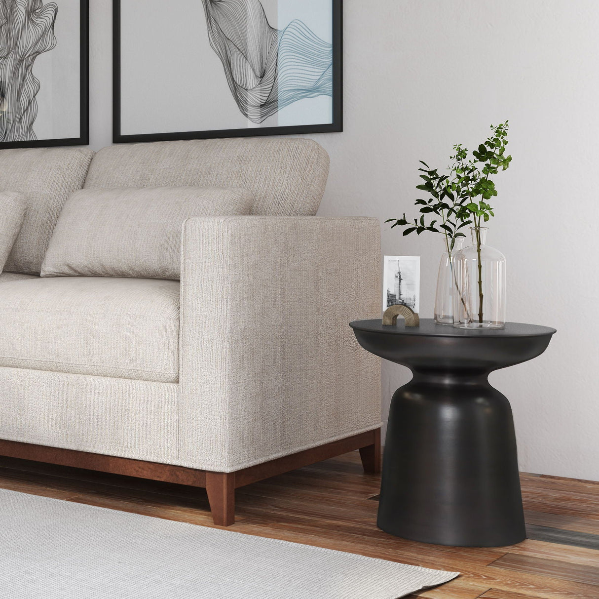 Toby - Handcrafted Metal Accent Table by Couch.com