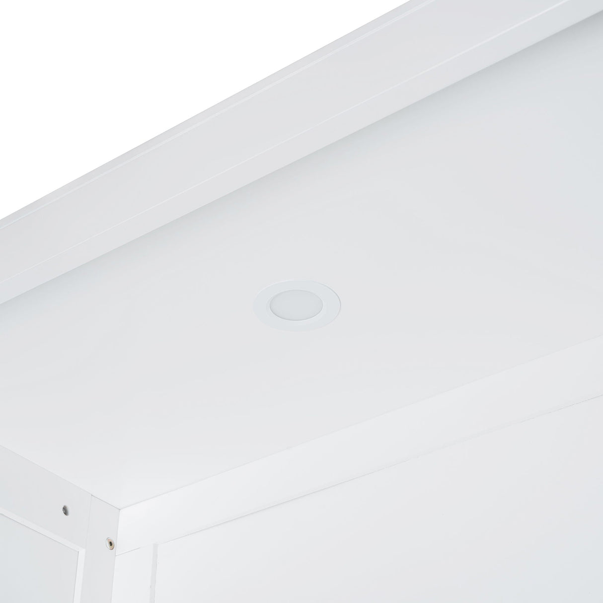 Murphy Wall Bed With Shelves, Wardrobe And LED Lights by Couch.com