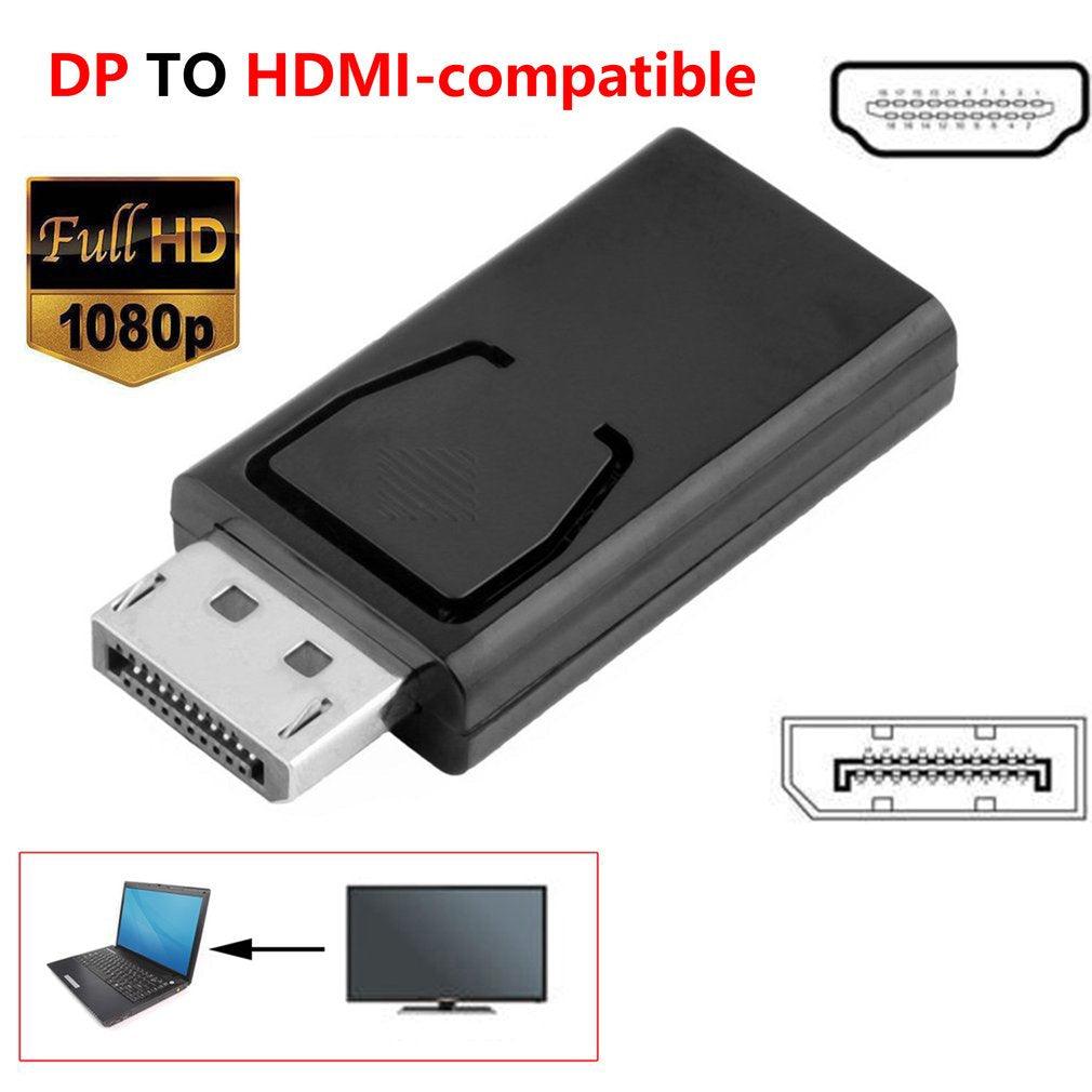 1 /10PCS 4K Hdmi-compatible 1080P Adapter Revolution DP To HDMI Compatible With PC TV Laptop And Monitor