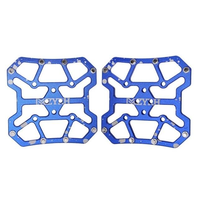 1 Pair Aluminum Alloy Bicycle Clipless Pedal Platform Adapters For Bike Pedals Mountain Road Bike Accessories Universal Clipless Alloy Platform Adapters Cleats Pedal