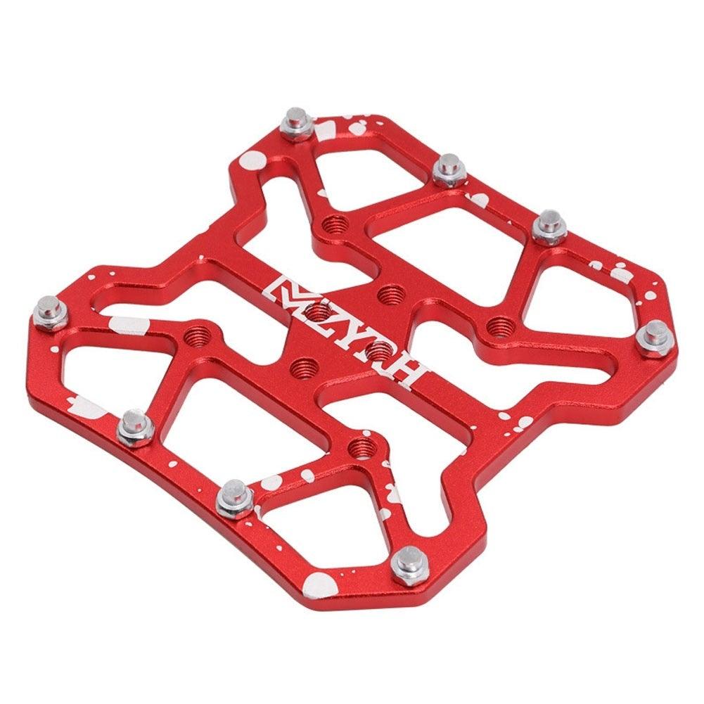 1 Pair Aluminum Alloy Bicycle Clipless Pedal Platform Adapters For Bike Pedals Mountain Road Bike Accessories Universal Clipless Alloy Platform Adapters Cleats Pedal
