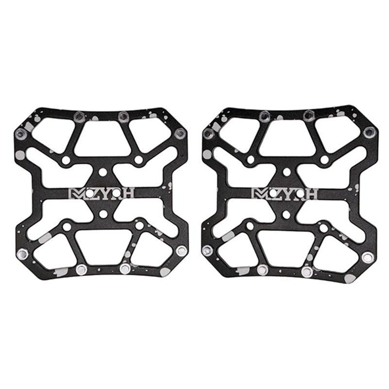 1 Pair Aluminum Alloy Bicycle Clipless Pedal Platform Adapters For Bike Pedals Mountain Road Bike Accessories Universal Clipless Alloy Platform Adapters Cleats Pedal