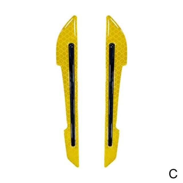 1 Pair Car Rearview Mirror Reflective Sticker Car-styling Safety Warning Reflective Sticker Car Rearview Mirror Decorative Strip Reflective Car Stickers Set Rearview Mirror Reflective Warning Stickers Car Side Reflective Stickers
