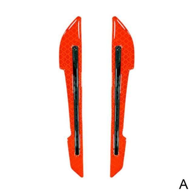 1 Pair Car Rearview Mirror Reflective Sticker Car-styling Safety Warning Reflective Sticker Car Rearview Mirror Decorative Strip Reflective Car Stickers Set Rearview Mirror Reflective Warning Stickers Car Side Reflective Stickers