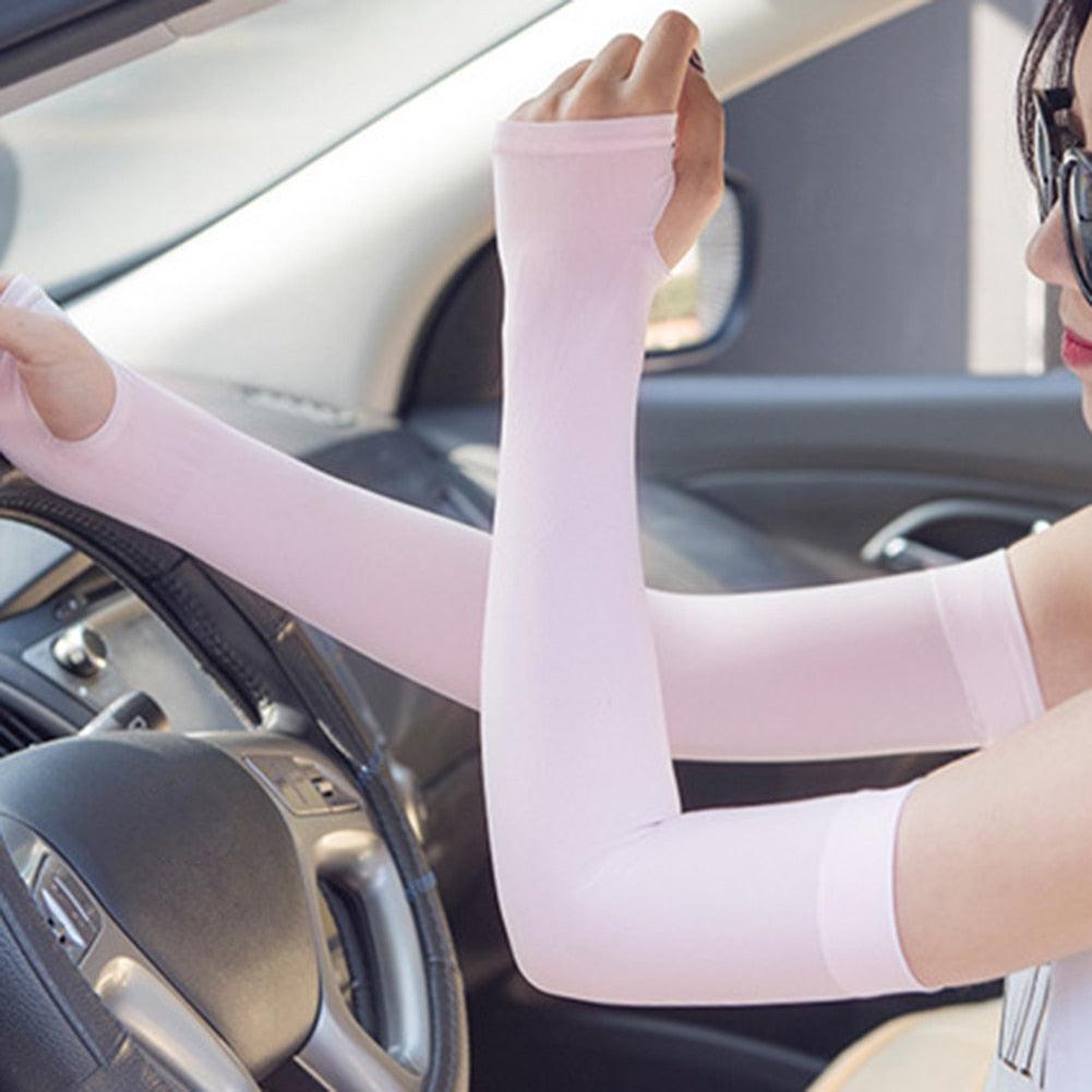 1 Pairs Arm Sleeves Warmers Sports Sleeve Sun UV Protection Hand Cover Cooling Warmer Running Fishing Cycling Sunscreen Sun Protection Arm Sleeves For Men Women Arm Cover For Cycling Outdoor Sports