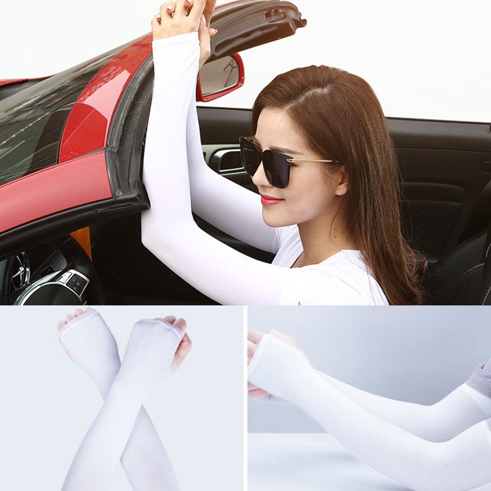 1 Pairs Arm Sleeves Warmers Sports Sleeve Sun UV Protection Hand Cover Cooling Warmer Running Fishing Cycling Sunscreen Sun Protection Arm Sleeves For Men Women Arm Cover For Cycling Outdoor Sports