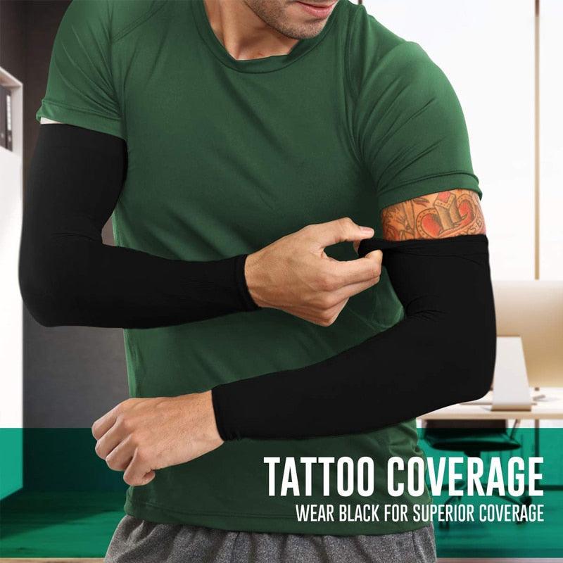 1 Pairs Arm Sleeves Warmers Sports Sleeve Sun UV Protection Hand Cover Cooling Warmer Running Fishing Cycling Sunscreen Sun Protection Arm Sleeves For Men Women Arm Cover For Cycling Outdoor Sports