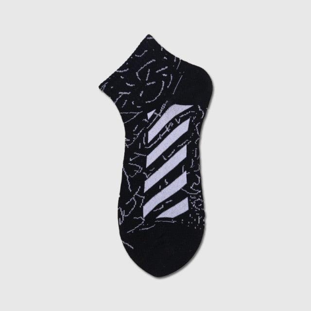 1 Pairs Men Tide Socks Autumn And Winter Low-Cut Solid Color Cotton Socks Maple Leaf Boat Socks Hip-Hop Skateboard Short Socks Unisex Style Boat Socks For Men And Women