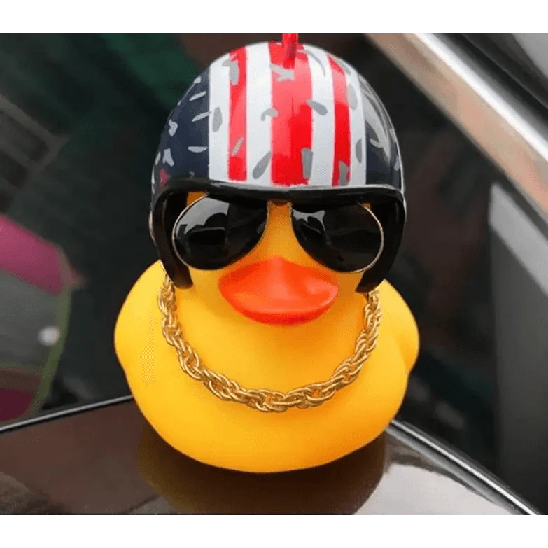 1 PC Small Yellow Duck For Car Perfect Man Gift For Car Auto Interior Decoration Unique Cool Design
