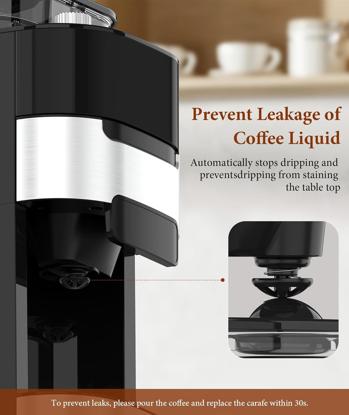 10-Cup Drip Coffee Maker with Built-In Grinde CM8025