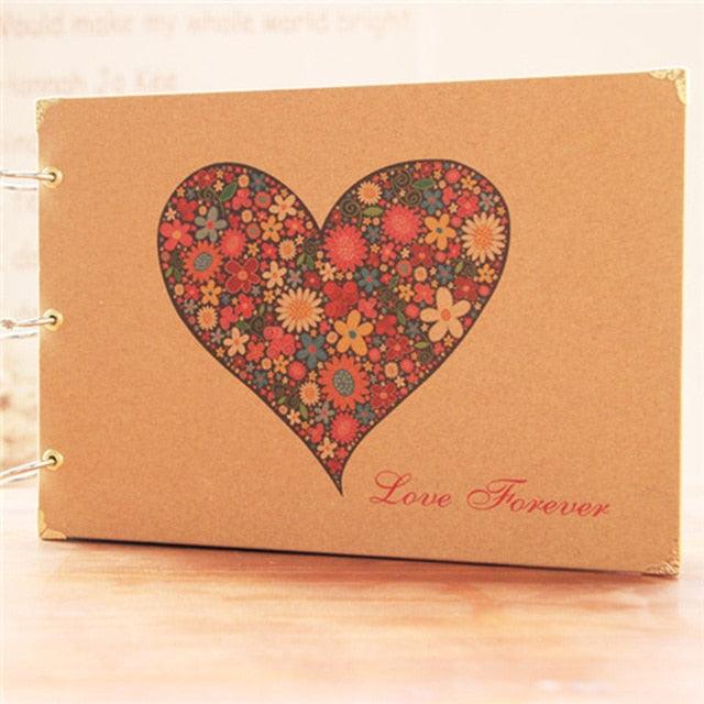 10 Pages DIY Album Scrapbook Our Story Series Handmade Photo Albums for Lover Baby Wedding Stickers Scrapbooking Home Decor House Decoration DIY Memorable Gifts For Loved Ones