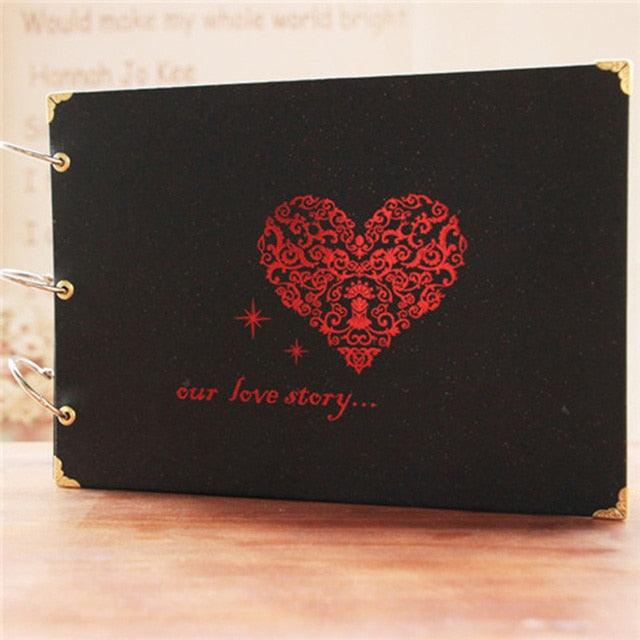 10 Pages DIY Album Scrapbook Our Story Series Handmade Photo Albums for Lover Baby Wedding Stickers Scrapbooking Home Decor House Decoration DIY Memorable Gifts For Loved Ones