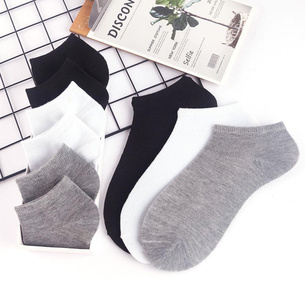 10 Pairs Breathable No Show Sports Socks Solid Color Boat Socks Comfortable Cotton Ankle Socks For Men And Women