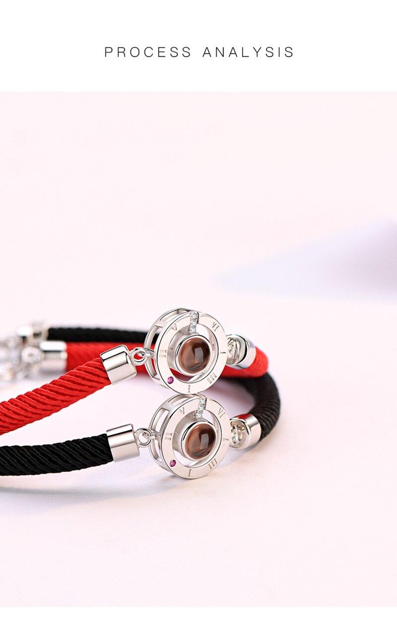 100 Languages I Love You Couple Bracelets Braided Rope Bracelet Bangle Bracelet Languages Couple Bracelets For Boyfriend And Girlfriend Matching Love Bracelets For Couples I love You Gifts For Him And Her
