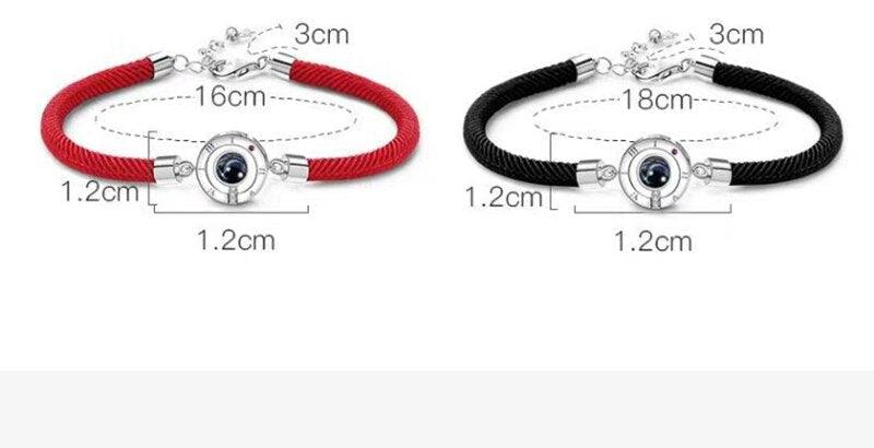 100 Languages I Love You Couple Bracelets Braided Rope Bracelet Bangle Bracelet Languages Couple Bracelets For Boyfriend And Girlfriend Matching Love Bracelets For Couples I love You Gifts For Him And Her
