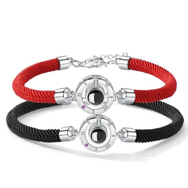 100 Languages I Love You Couple Bracelets Braided Rope Bracelet Bangle Bracelet Languages Couple Bracelets For Boyfriend And Girlfriend Matching Love Bracelets For Couples I love You Gifts For Him And Her