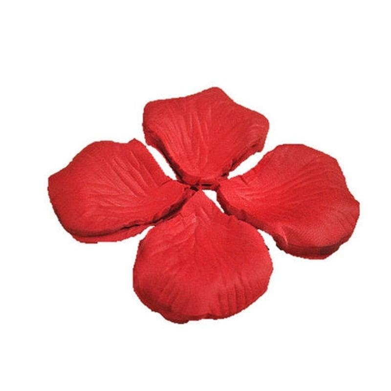 1000PCs Fake Separated Deodorized Rose Petals Party Decorations Artificial Flowers Romantic Wedding Marriage Accessories For Valentine Gifts