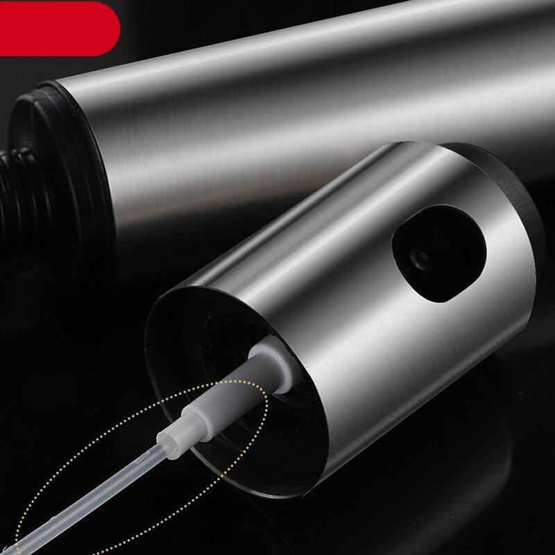 100ML Stainless Steel Olive Oil Sprayer Spray Bottle Spray Kitchen Cooking Oil Spray BBQ Oil Spray Bottle Oil Sprayer for Cooking Air Fryer Stainless Steel Olive Oil Sprayer Mister 100ML Portable Olive Oil Spray Bottle for BBQ