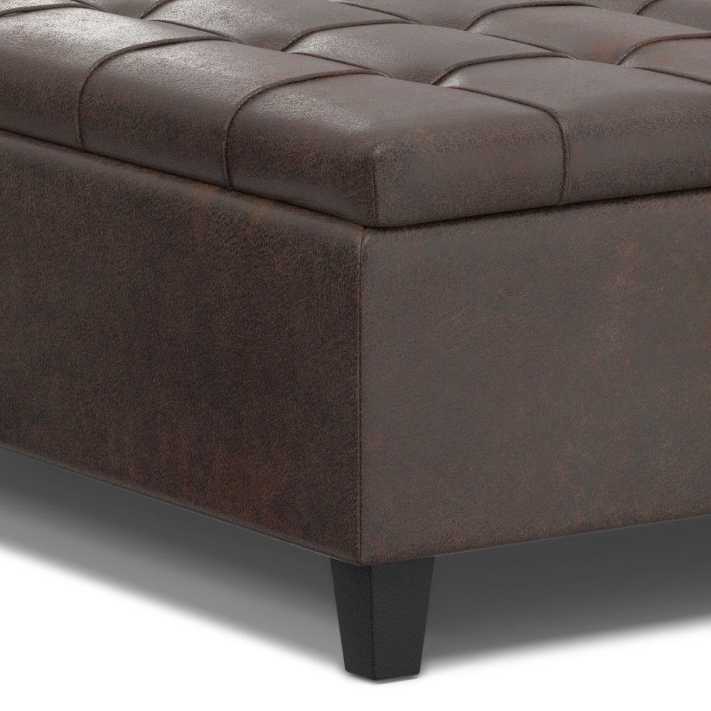 Harrison - Large Coffee Table Storage Ottoman by Couch.com