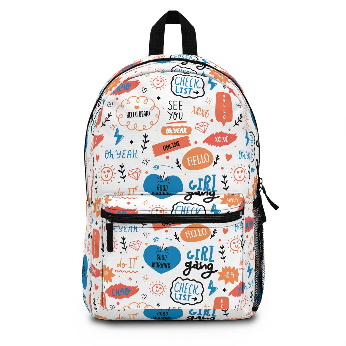 Kids Girl Gang White Backpack