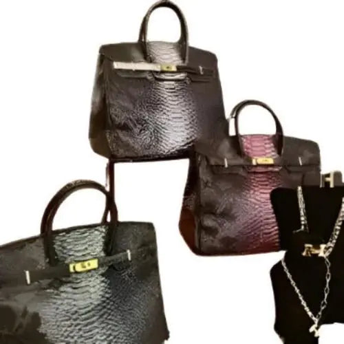 H Lux Crocodile Bags