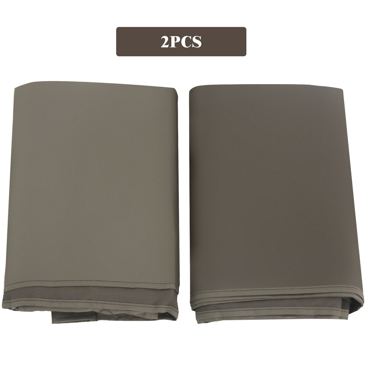 16' x 8' 2Pcs Universal Replacement Canopy for Pergola Structure Sun Awning-Brown