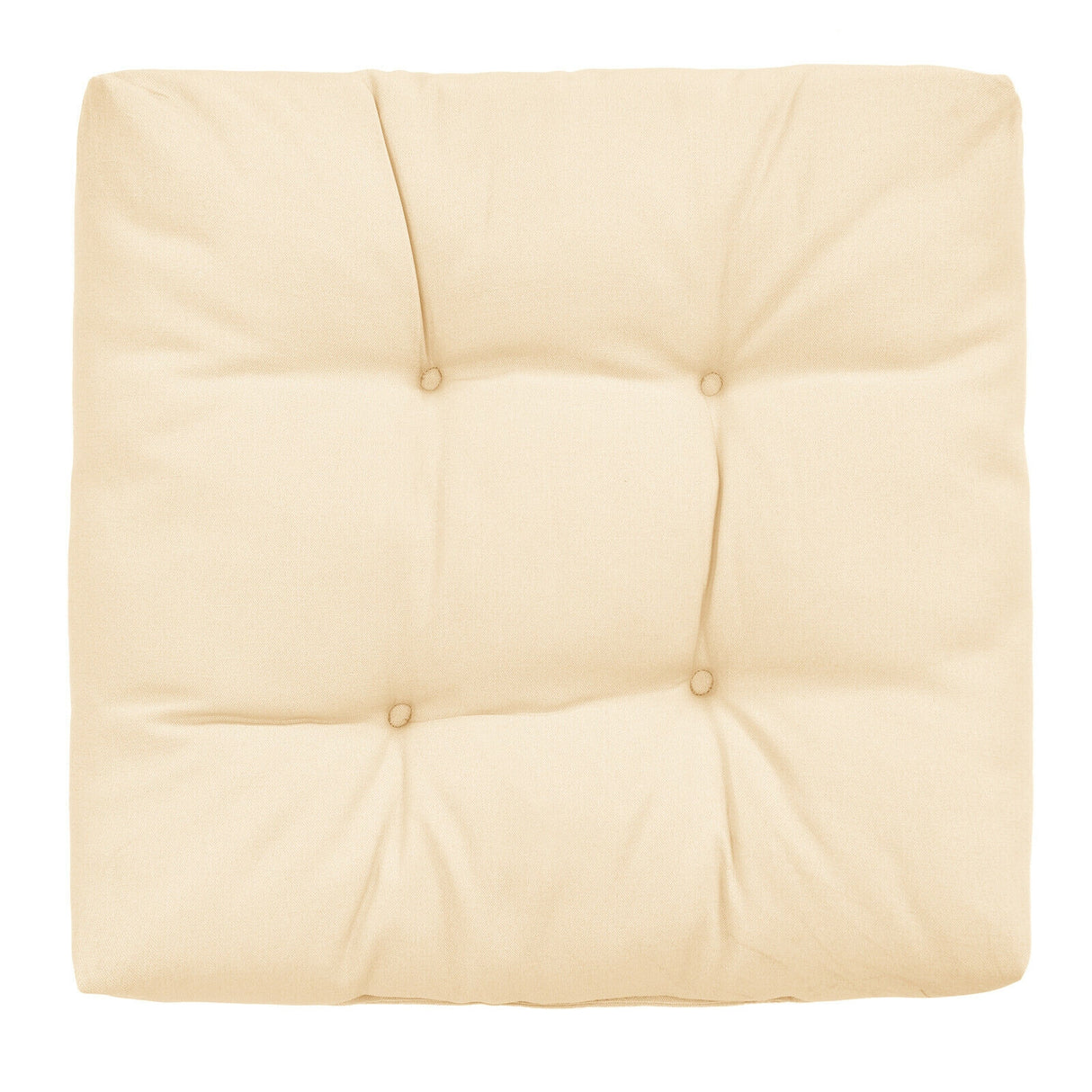 21 Inch x 21 Inch Patio Chair Seat Cushion Pads for Indoor and Outdoor-Beige