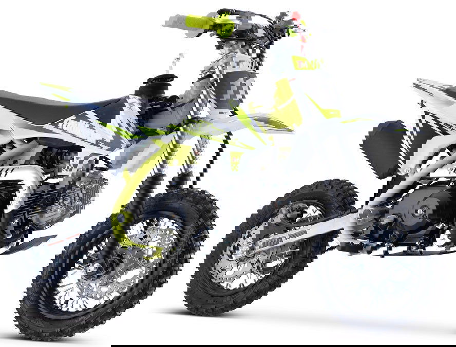 TrailMaster TM10 110cc Dirt Bike 4-Speed Auto Clutch, Dual Disc (10/10), Ages 8-12