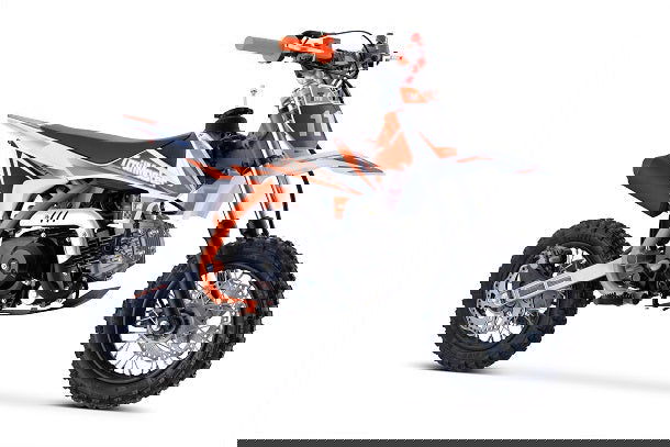 TrailMaster TM10 110cc Dirt Bike 4-Speed Auto Clutch, Dual Disc (10/10), Ages 8-12