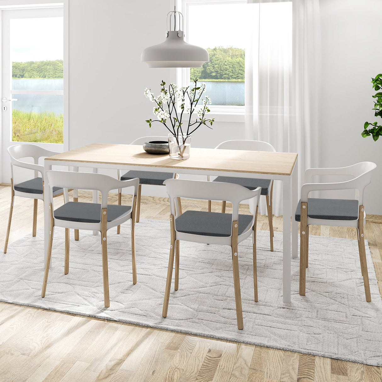 10 Pack Seat Cushions Gel Memory Foam for Back-Gray by DirectDeals