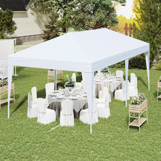 10 x 20 FT Pop up Canopy Tent with Carry Bag for Party BBQ-White