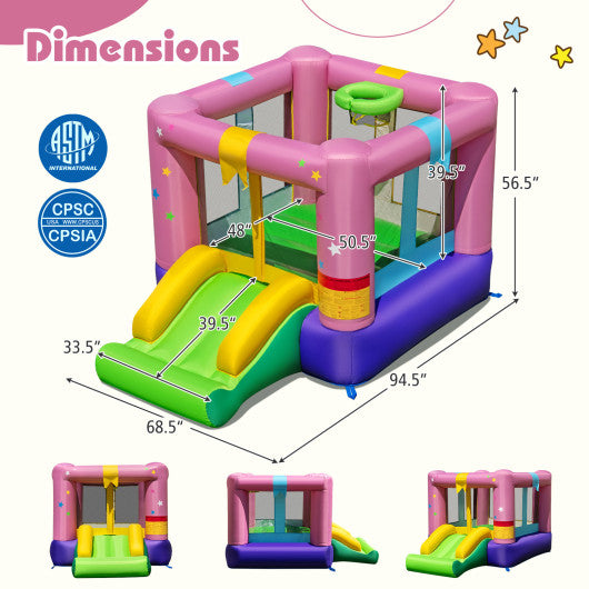 Bouncy Castle with Jumping Area and 480W Blower