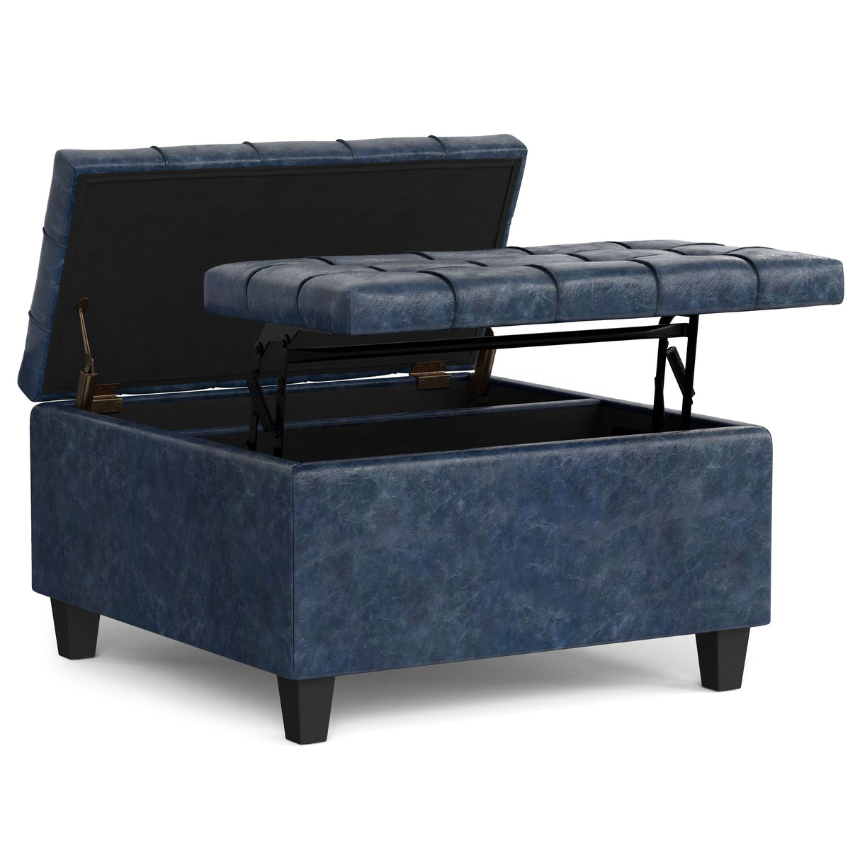 Harrison - Upholstered Coffee Table Storage Ottoman by Couch.com