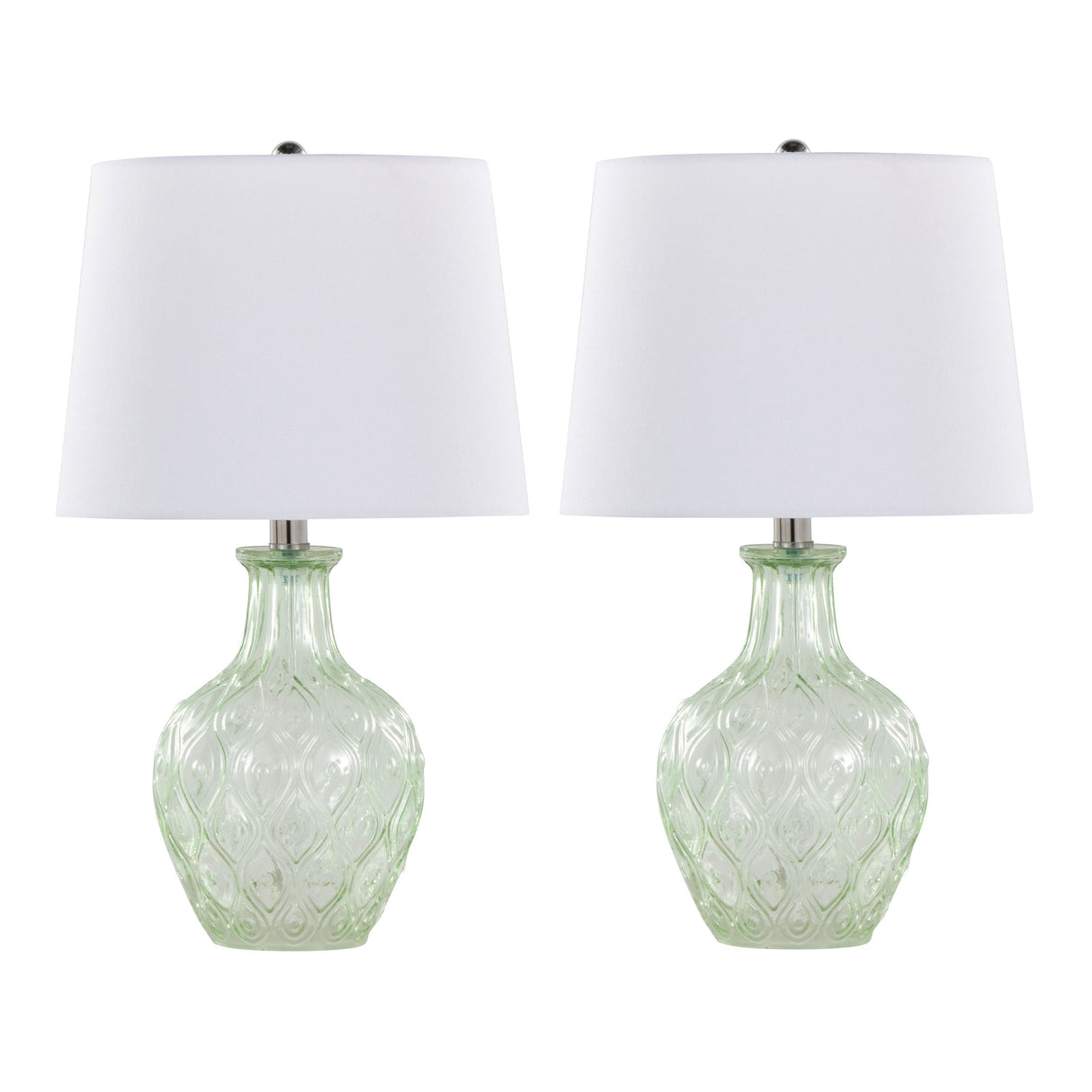 Gloria - Round Contemporary Lamp (Set of 2) by Couch.com
