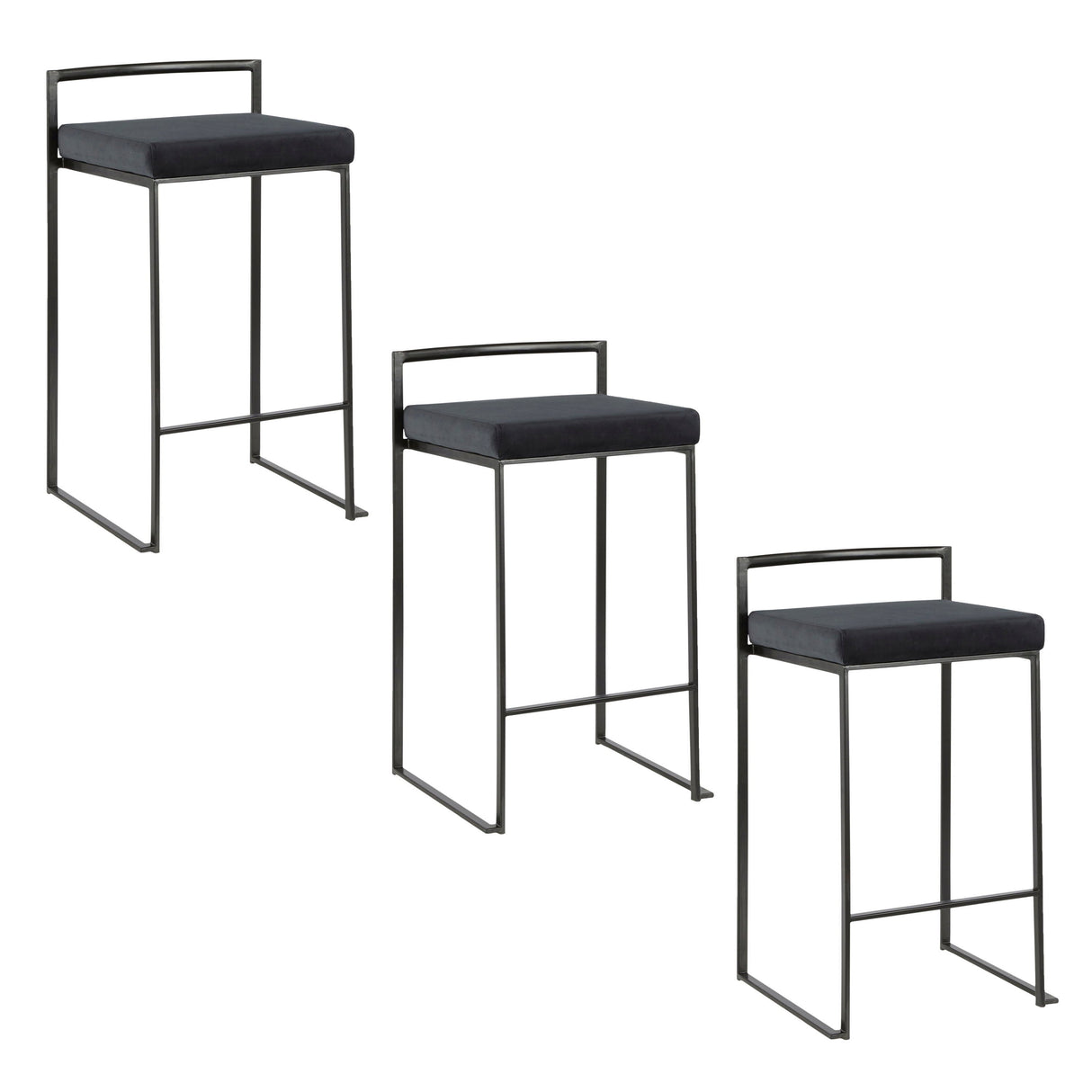 Fuji - Contemporary Style Stackable Counter Stool by Couch.com