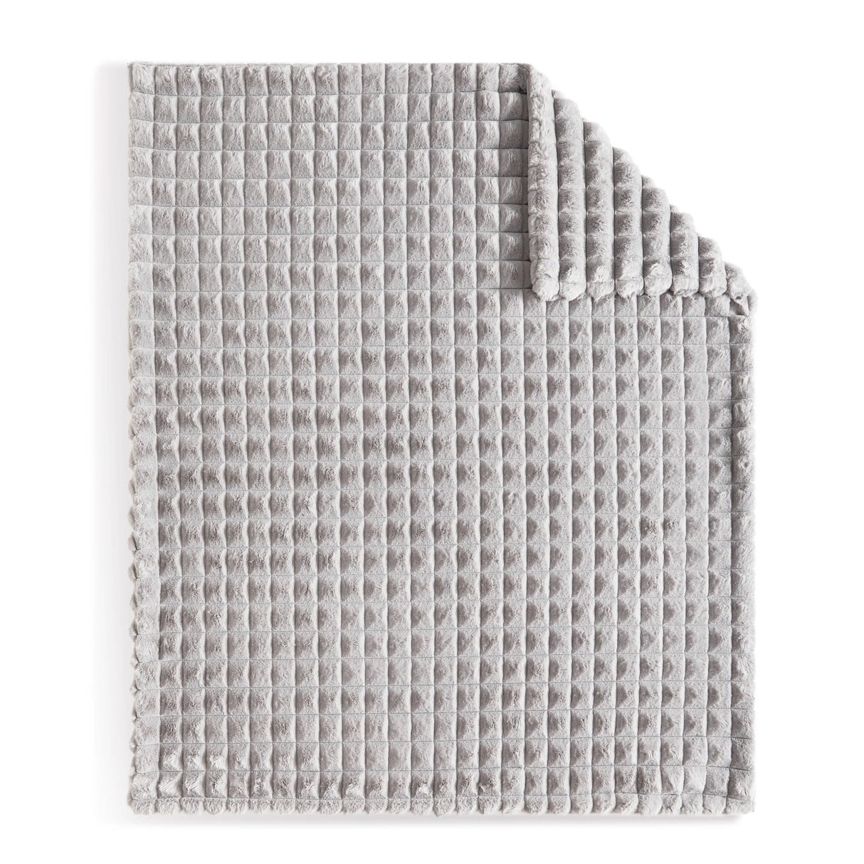 Pyramid Grid Throw Blanket