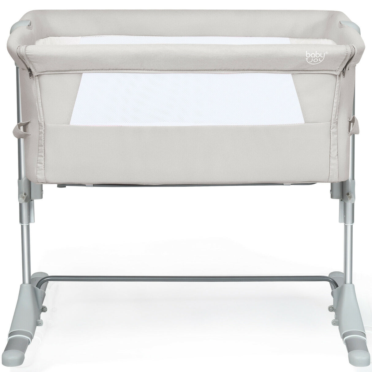 Travel Portable Baby Bed Side Sleeper Bassinet Crib with Carrying Bag-Gray