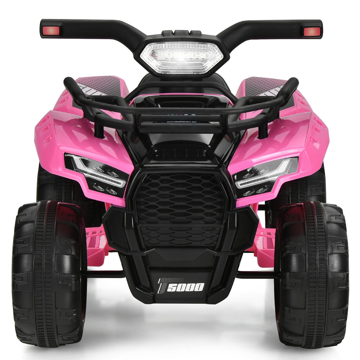 6V Kids ATV Quad Electric Ride On Car with LED Light and MP3-Green