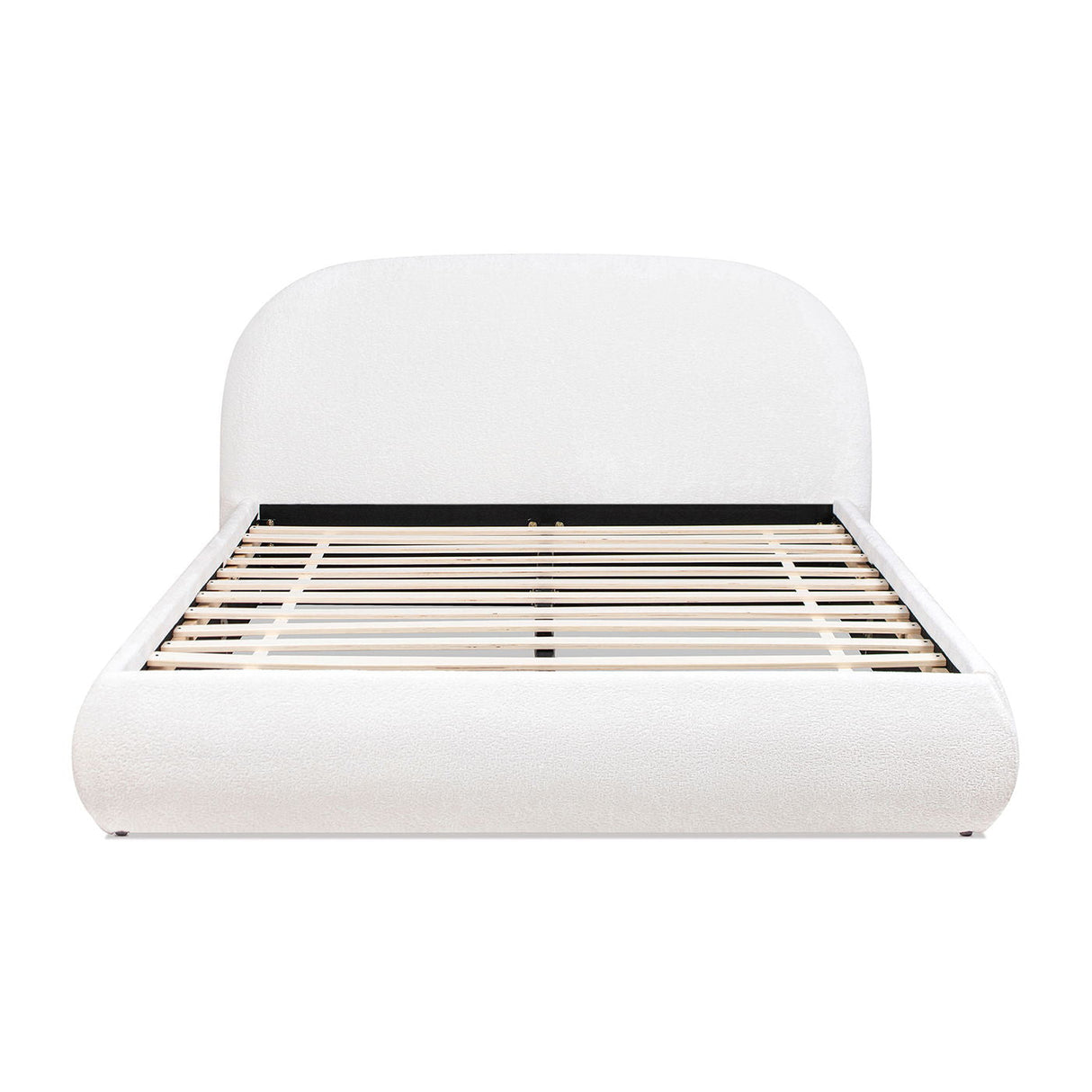 Archie Puffy Grounded - Upholstered Platform Bed by Couch.com