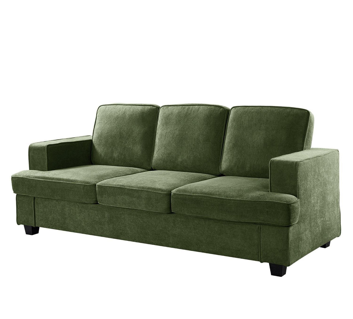 Modern Sofa, Comfortable 3 Seater Couch With Deep Seating, Loose Back Cushions, Wide Arms by Couch.com