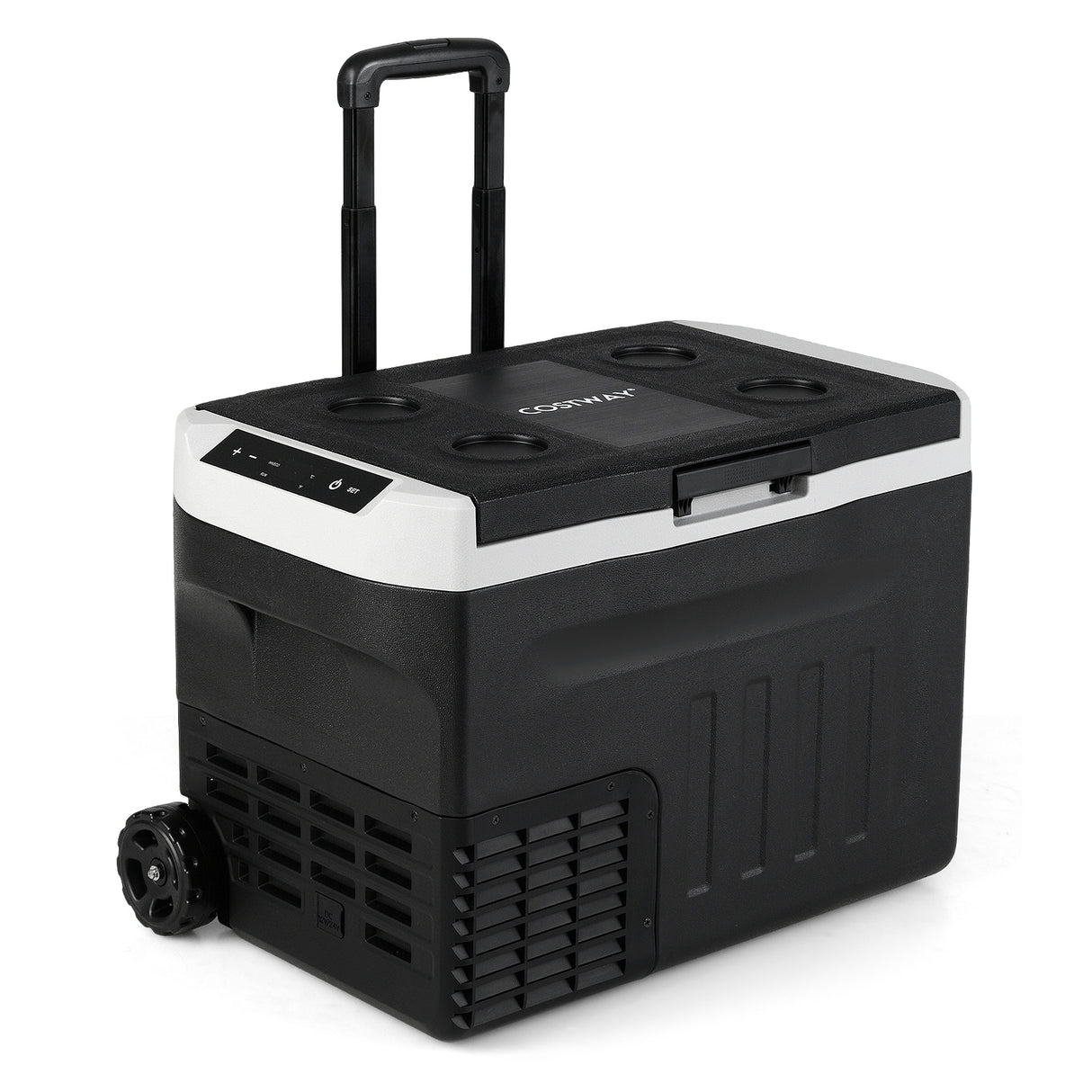 12V Car Refrigerator 32QT with Touch Panel and Removable Divider-M