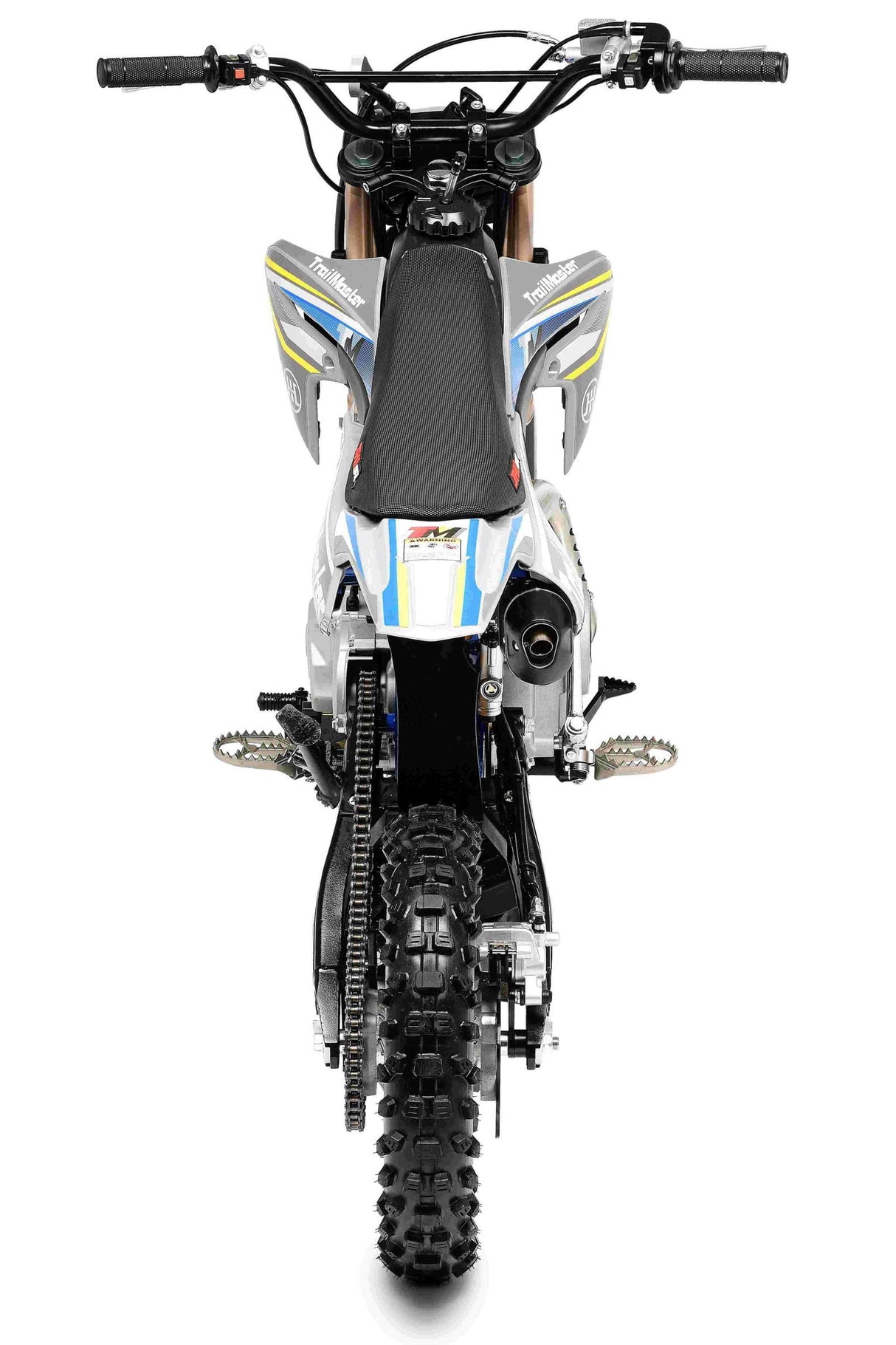 TrailMaster MK125 Dirt Bike 4-Speed Manual Dual Disc Brakes, Electric Start (14/12), Ages 12 and up