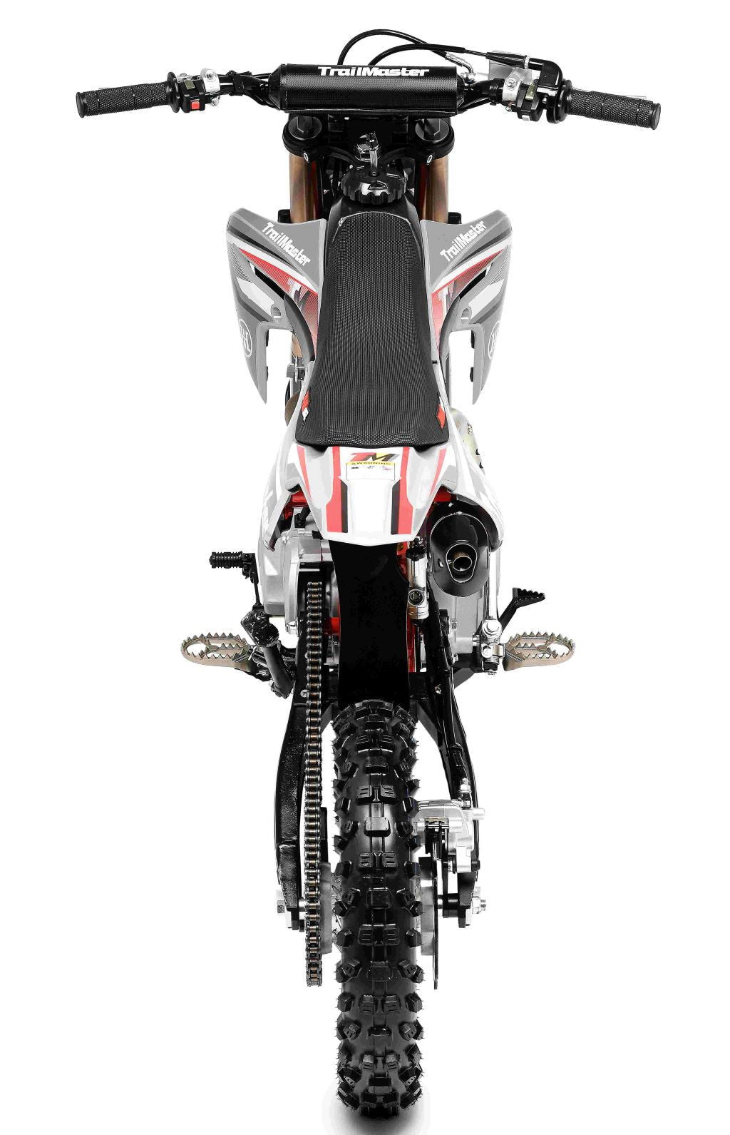 TrailMaster MK125 Dirt Bike 4-Speed Manual Dual Disc Brakes, Electric Start (14/12), Ages 12 and up