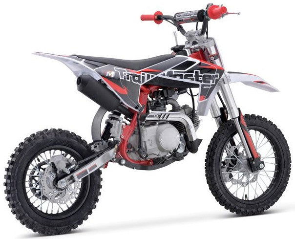TrailMaster TM23 125cc Dirt Bike, 4-Speed Auto, Electric Start (14/12), Ages 12 and up