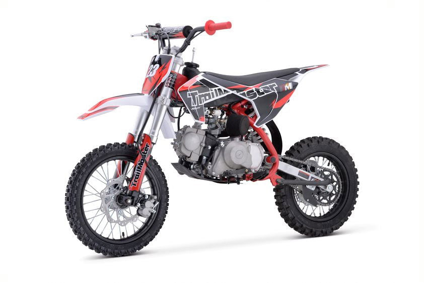 TrailMaster TM23 125cc Dirt Bike, 4-Speed Auto, Electric Start (14/12), Ages 12 and up