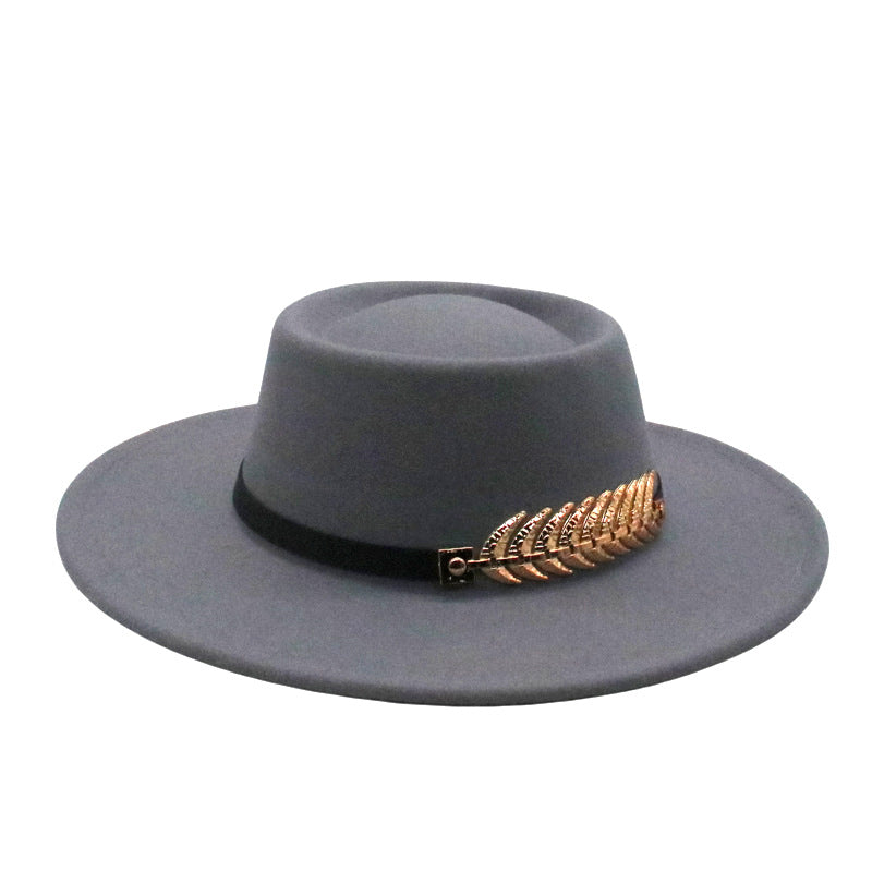 Autumn Winter Women Men Vintage Fedora Women's Foldable Short Brim Floppy Hat Gentleman Elegant Warm Hats Lady Party Luxury Caps Classic Summer Beach Sun Hat