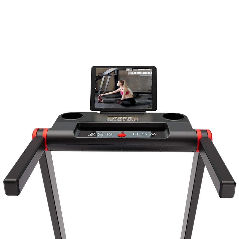 DeerRun A1 Pro Move+ 6% Incline Foldable Treadmill——2025 Upgraded Chip & NFC Support | 350Lbs, 10mph Silver