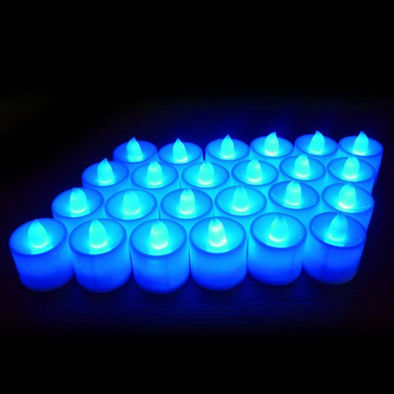12Pcs Electronic LED Tea Light Candles Flickering Bulb Battery Operated Flameless LED Tea Light for Seasonal & Festival Celebration Electric Fake Candle Realistic Battery-Powered Flameless Candles for Home Bedroom Party Wedding Festival Decor